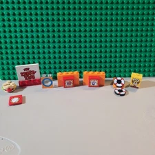 LEGO GARY Picture Tile Portrait Sponge Bob Snail Pet Orange Sticker & More Parts