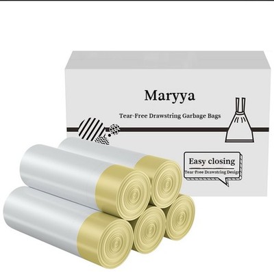 150 Pcs Trash Bags With Drawstring 50*55 cm free shipping