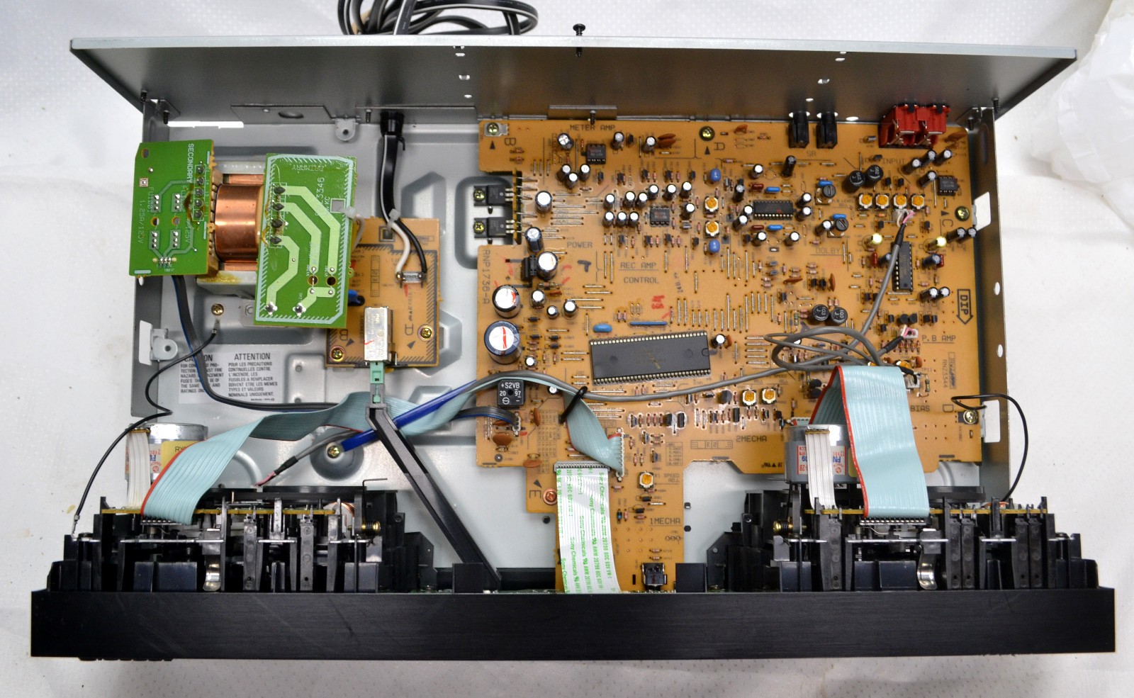 Pioneer CT-W208R Stereo Dual Cassette Deck - Parts/Repair