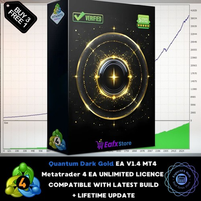#ad #ad v1.4 Quantum Dark Gold EA Expert Advisor Metatrader 4 MT4 scalp algo trading bot $20.00