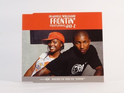 PHARRELL WILLIAMS FT JAY Z FRONTIN' (G53) 3 Track CD Single including Picture Sl