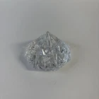 Vintage Marked Waterford Crystal ‘Lismore Diamond’ Paperweight 1990’s Ireland