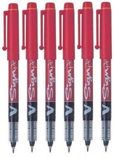 Pilot V Sign Pens Pack of 6 Red Superior Quality Marking Pens for Bold Writing