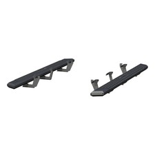 Aries 2556053 Advantedge 5.5in X 75 Black Aluminum Running Boards Truck Steps
