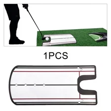 Golf Putting Alignment Mirror, Eyeliner Aid Improve Your Stroke Learning Device