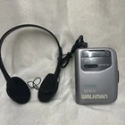 VTG Sony Walkman AM/FM Radio working cassette not. WM-FX141 non Sony headphones