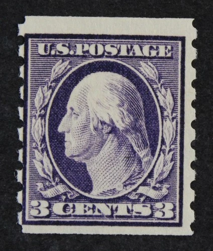 CKStamps: US Stamps Collection Scott#394 3c Washington Mint LH OG 24 3/4mm