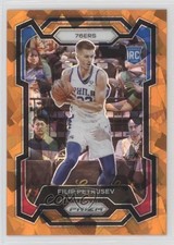 2023-24 Panini Prizm Orange Ice Prizm Filip Petrusev #282 10vb