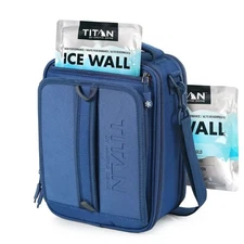 Titan Expandable Lunch Box Insulated With Food Container & Ice Walls NEW