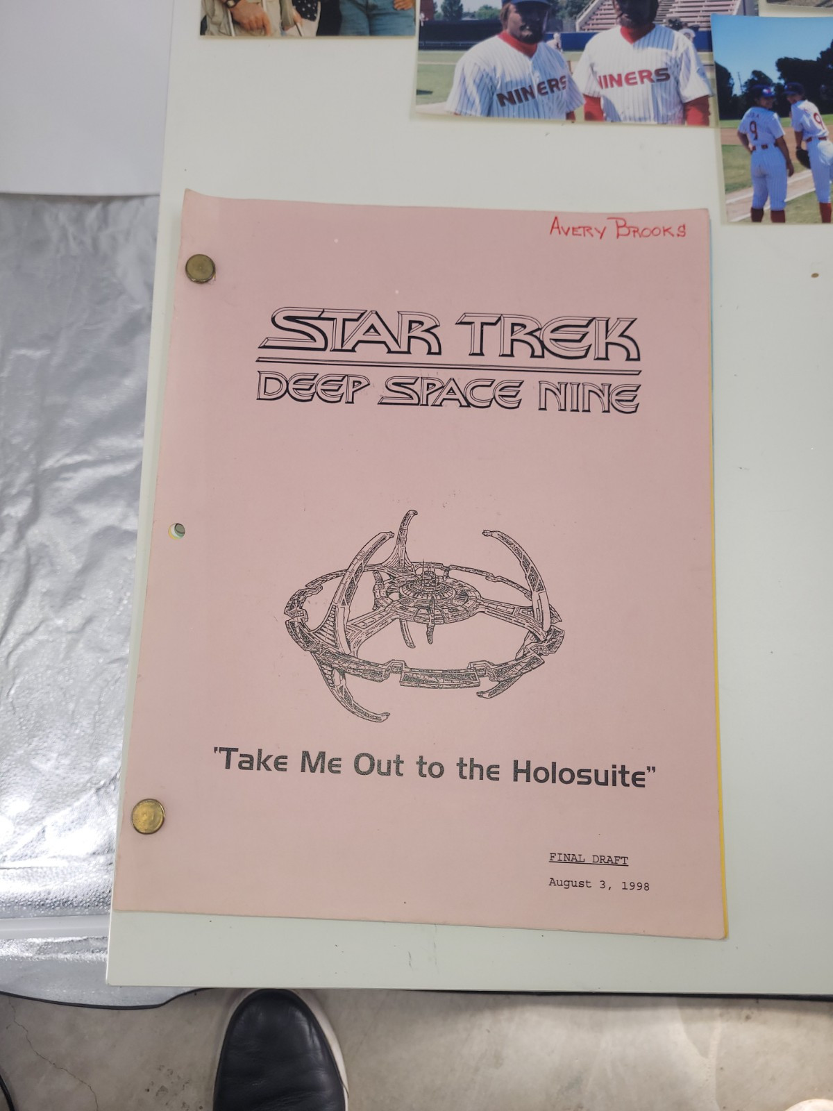Rare/JSA authenticated Star Trek Deep Space Nine Baseball signed