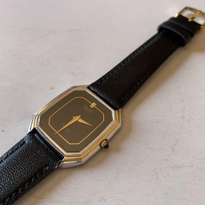 Seiko Dolce 90s Octagon Quartz Watch Palladium Bezel Ultra Slim