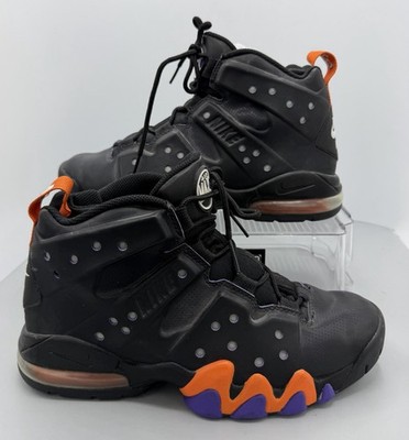 Nike Air Max Charles Barkley Hyperfuse Black Orange 488119-085 Mens Size 8.5