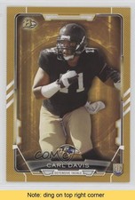 2015 Bowman Rookies Gold 324/399 Carl Davis #37 READ 1n1