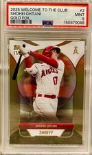 Jersey Number Match 2025 Topps Welcome To The Club Mvp Shohei Ohtani Gold 1750 Jersey Number Match 2025 Topps Welcome To The Club Mvp Shohei Ohtani Gold 1750