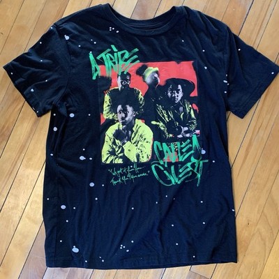 A Tribe Called Quest Black Medium M T-shirt All Over Print Paint Splatter