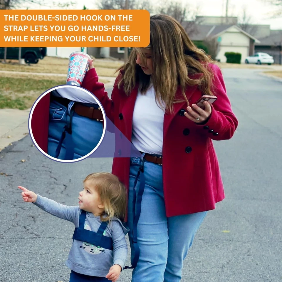 Correa y arnés para niños pequeños para seguridad infantil - Mantenga a niños y bebés cerca - Acolchado... Foto 3 de 4