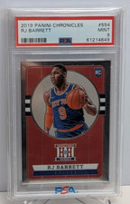 2019 Panini Chronicles RJ Barrett #584 Hometown Heroes PSA Mint 9
