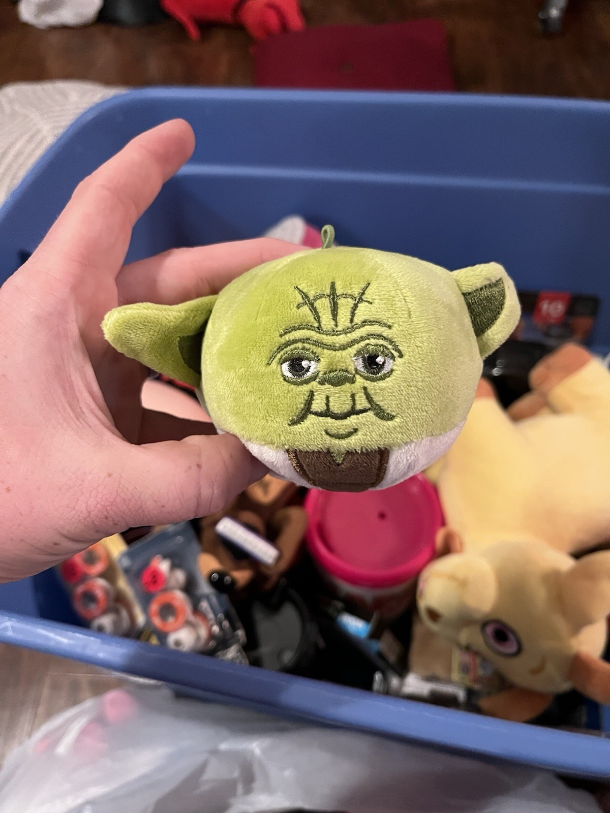 Hallmark Star Wars Yoda Plush Fluffballs Christmas Ornament Toy