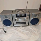 Aiwa CA-DW235 Mic Boombox CD Player AM/FM Dual Cassette Player Dubbing VTG WORKS