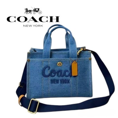 Coach Cargo Tote 26 CR659 Denim Blue premium price