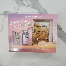 Grace & Stella 5 EYE MASK +Hydro Acid +rose Spray (Dented Box)