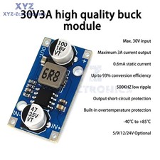 DC-DC 6V-30V to 5V/9V/12V Step-down Power Supply Module Mini Buck Module 3A
