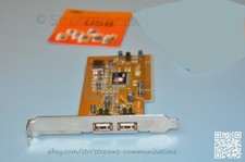 Belkin 2 Port USB 2.0 High Speed PCI USB Card P/N-151-02601-101 FSU219 
