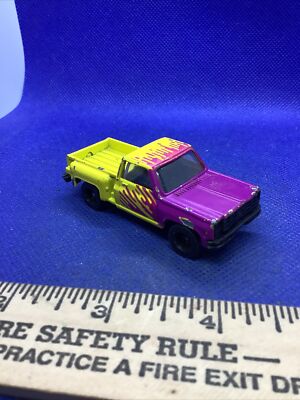 1998 JGI Subway Purple and Yellow Pickup Truck Toy Made in China