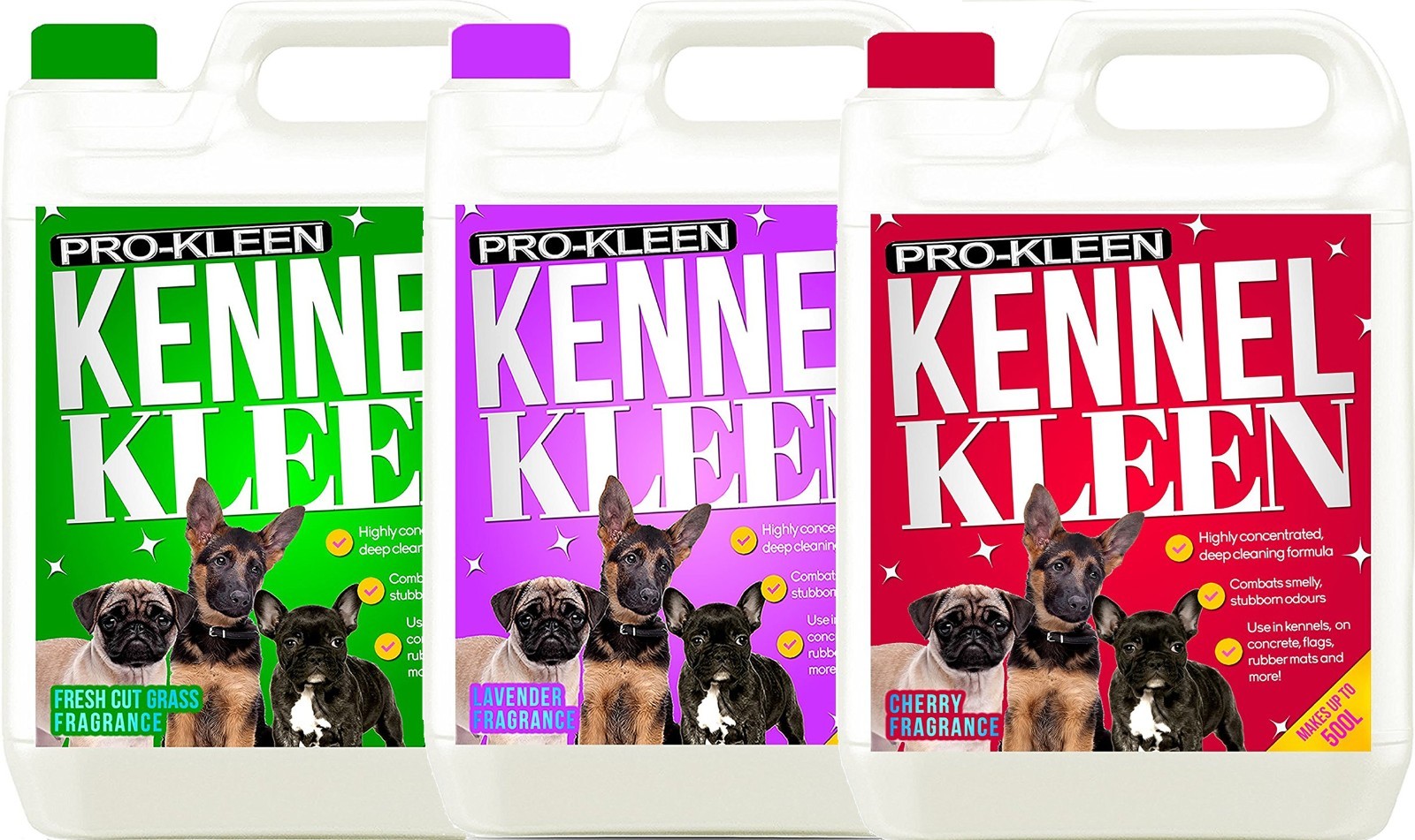 ProKleen Kennel Disinfectant Cleaner Pet Removes Odours Stains Dog Cattery 15L