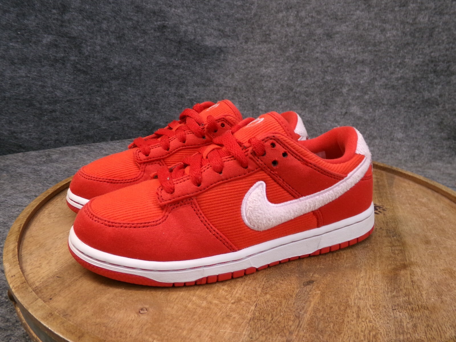 PONY Nike Dunk Low San Valentino 2023 rosso bianco FZ3549 612 PS prescolare taglia 2 5 anni