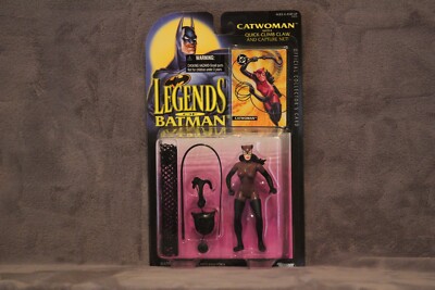 1994 Catwoman Figure  Legends Of Batman With Quick Climb Claw & Capture Net!