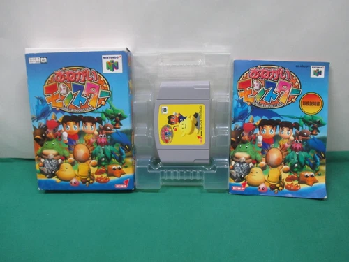 N64 -- Onegai Monsters -- Boxed. Nintendo 64, Japan Game. RPG. 22940