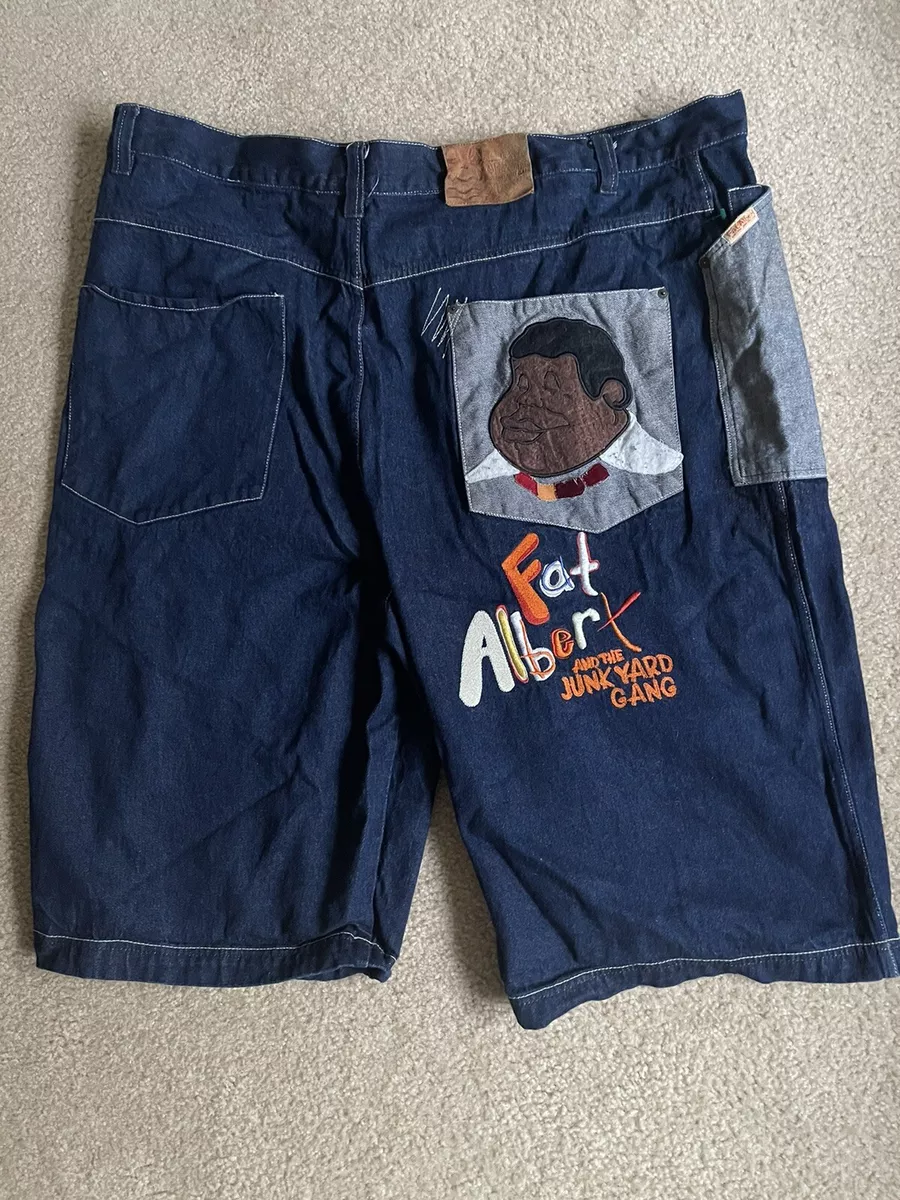 Platinum Fubu Fat Albert and the Junkyard Gang Jean Shorts Size 50