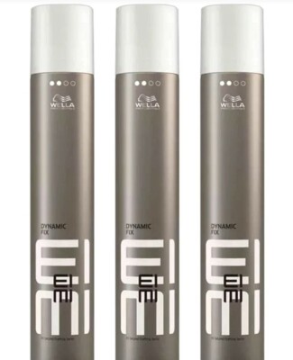 ( 36,56  / 1L )  3 x Wella EIMI Dynamic Fix 45 Sekunden Modellier Spray - 300ml