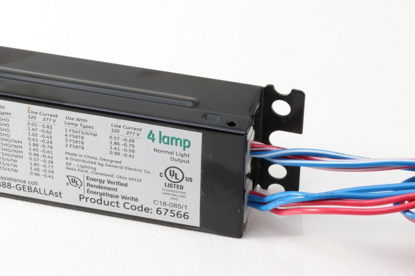 GE454MVPS90F Electronic Ballast GE Lighting 43168675666 eBay