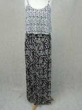 Love Label Aztec Print Frill Maxi Dress UK 10 LN019 AA 05