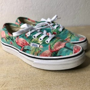 vans pink flamingo shoes