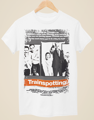 Trainspotting - Movie Poster Inspired Unisex White T-Shirt | eBay