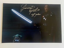 GIANCARLO ESPOSITO In Person Signed Autograph 30x45cm STAR WARS MANDALORIAN