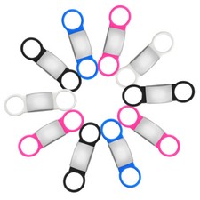 10pcs/lot Wholesale Blank Slide-On Dog Tags for Pets No Noise Pet Collar Tags