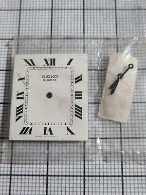 Seiko Quartz Zifferblatt + Zeiger Maße 21x25 neuwertig 