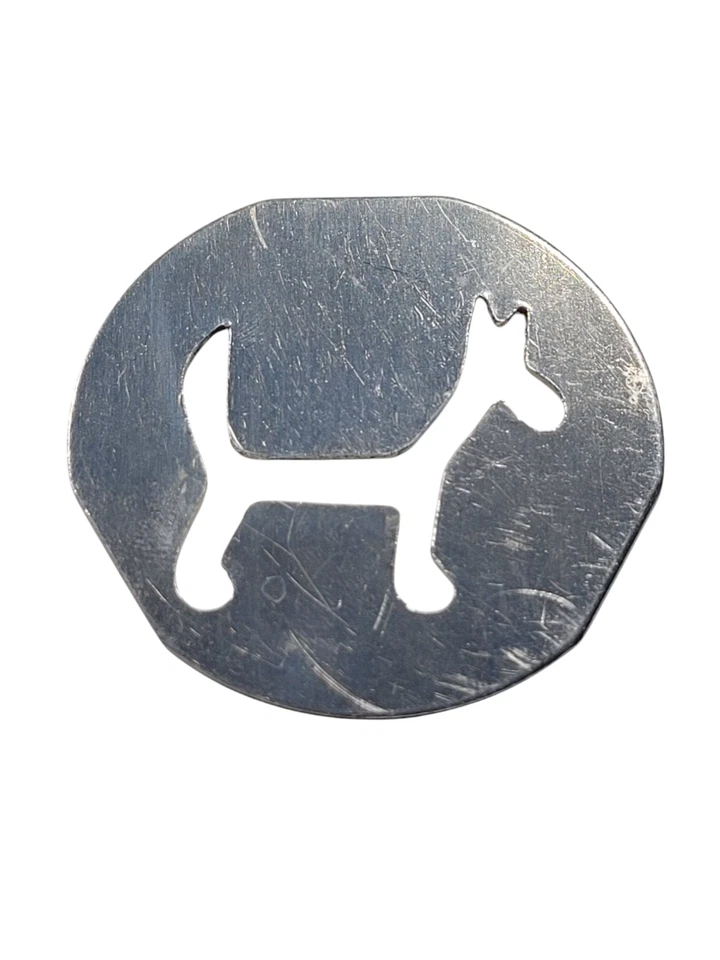 Platos de prensa de galletas vintage Mirro pieza de repuesto de disco perro animal # 28 Foto 4 de 4