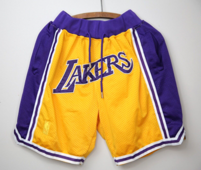 Los Angeles Lakers Basketball Shorts NBA Size S mens Just Don x
