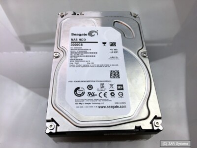 3TB Seagate ST3000VN000 HDD SATA Festplatte für NAS-Betrieb, DEFEKT, NOT OK