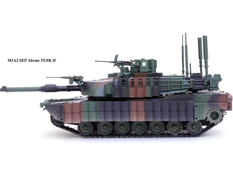 New 1:72 Scale U.S. Army M1A2 Abrams Main Battle Tank NATO Camouflage Model