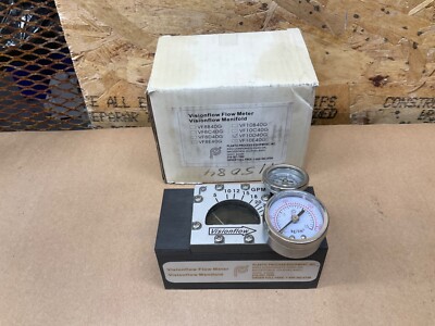 NEW VISION FLOW METER VF10D40G VISIONFLOW MANIFOLD #56D54*IAC