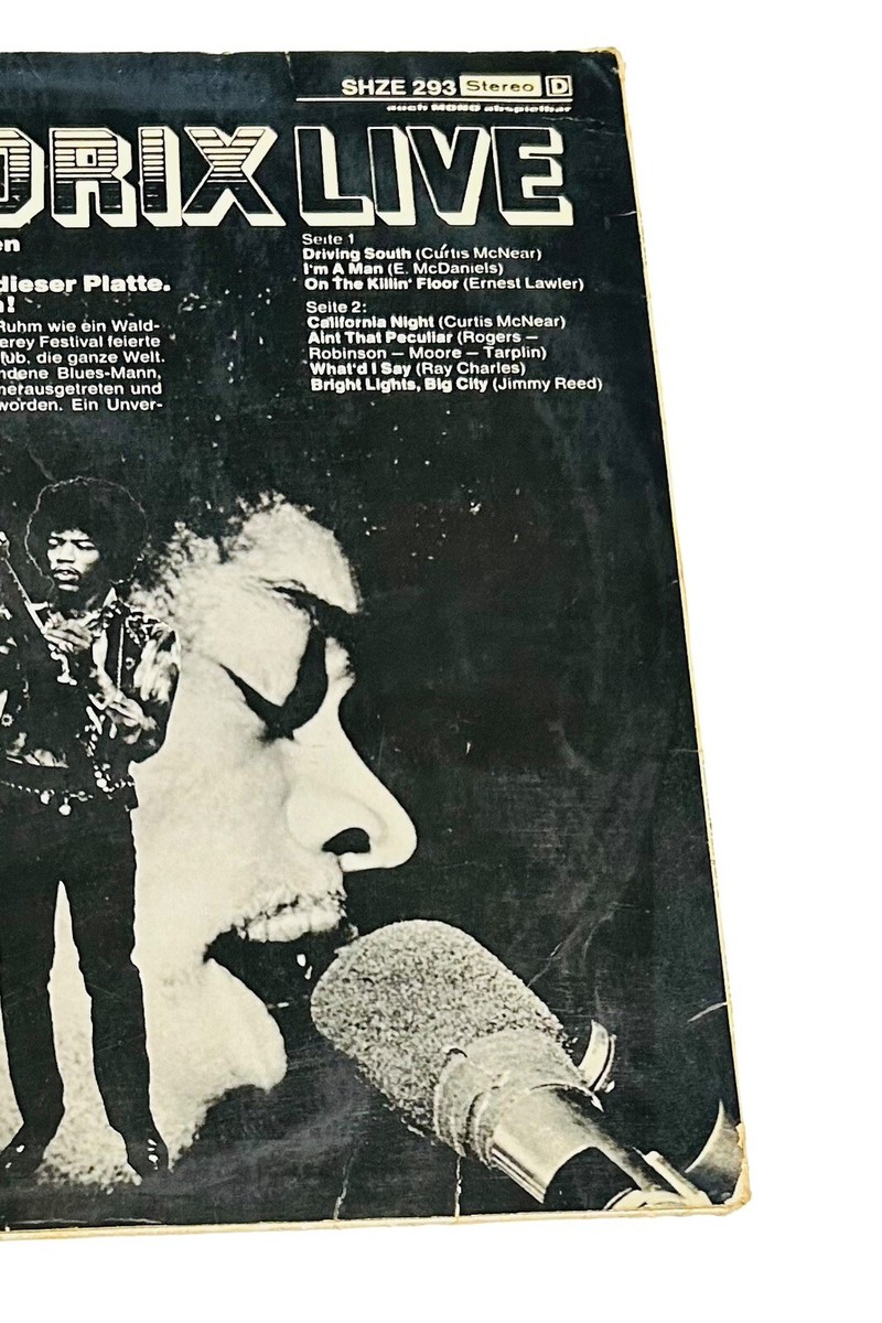 JIMI HENDRIX Live Birth of Success LP German Horzu SHZE 293