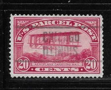 Illinois Precancels - Chicago LT-6 E - 20c 1913 Parcel Post