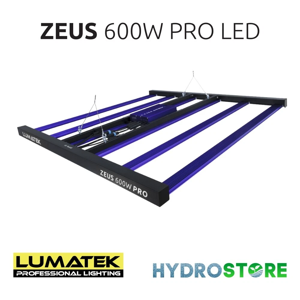 Praktisk Skulptur løst Lumatek ZEUS 600w Pro LED - Full Spectrum Grow Light - Hydroponics. | eBay