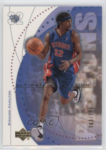 2002-03 Upper Deck Ultimate Collection /750 Richard Hamilton #14 - Picture 1 of 4